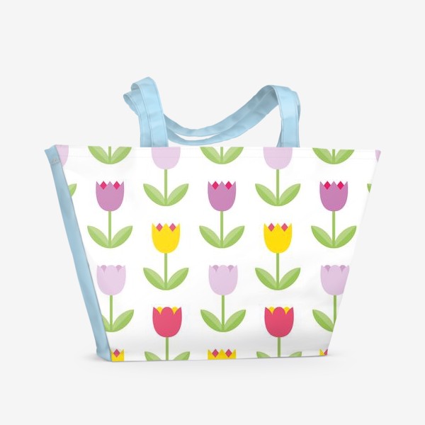 Пляжная сумка «Тюльпаны»