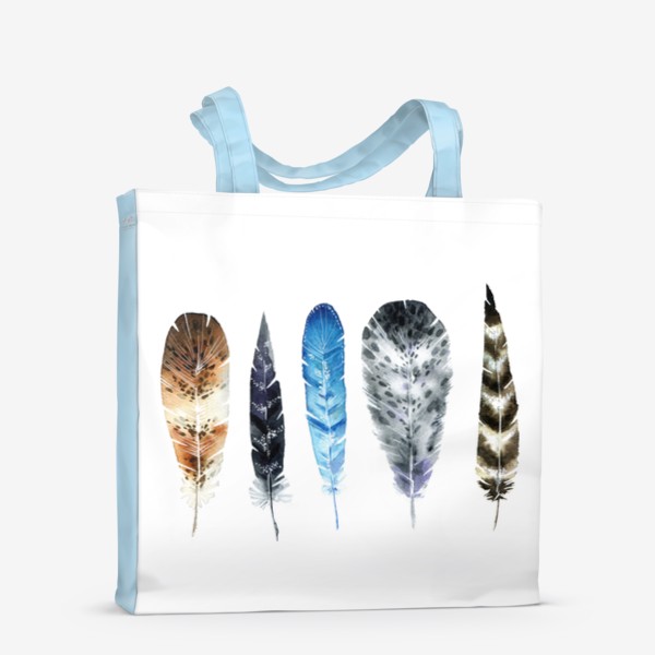 Сумка-шоппер «Пять красивых перьев»