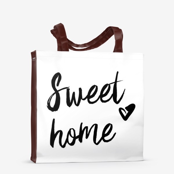Сумка-шоппер «Надпись | Милый дом | Sweet home»