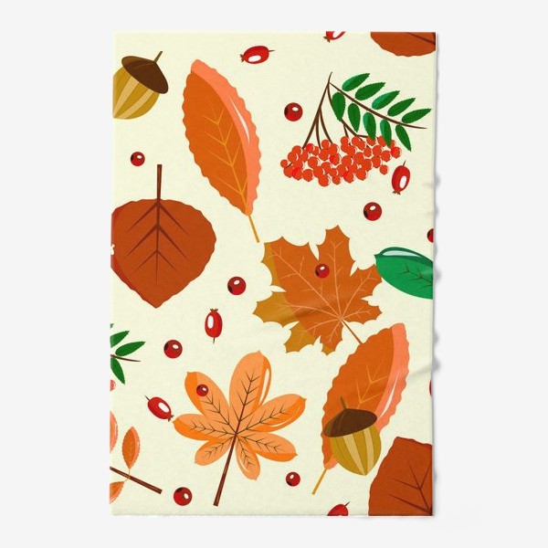 Полотенце «рябина и листья»