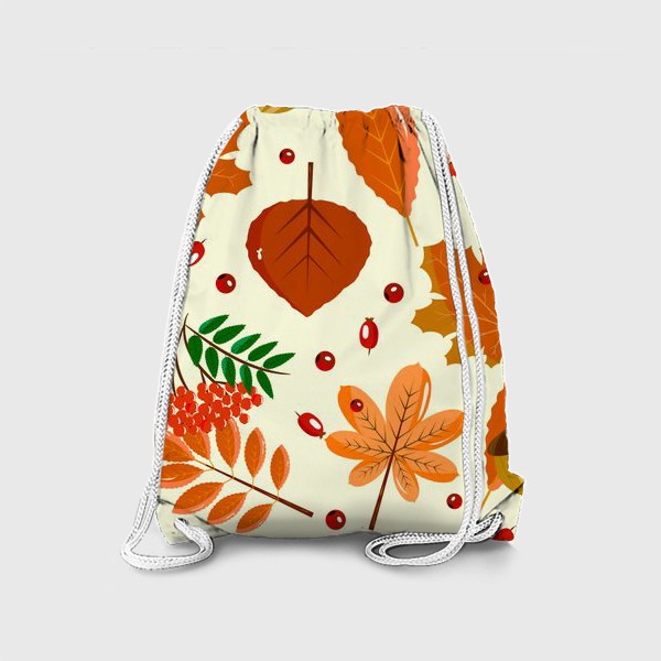 Рюкзак «рябина и листья»