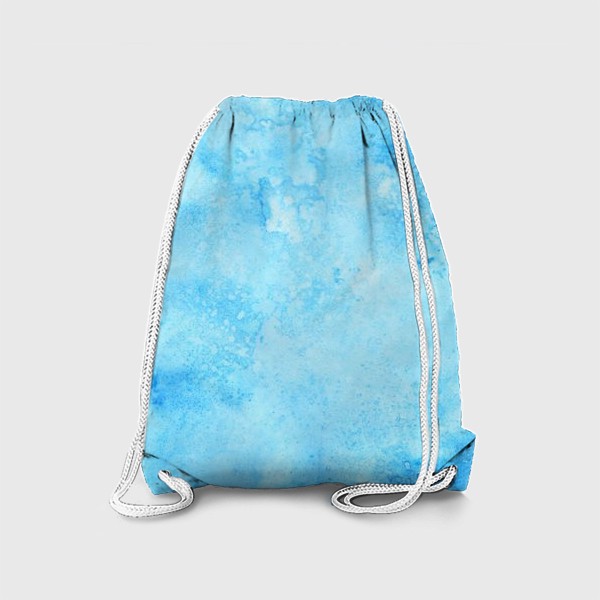 Рюкзак «Акварельное пятно голубое.»