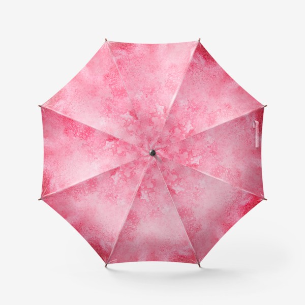 Зонт «Акварельное пятно красное.»