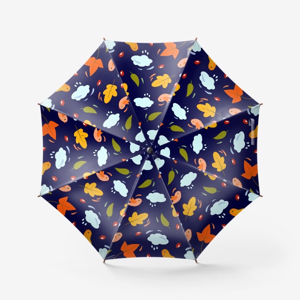 Зонт «птички под дождём»