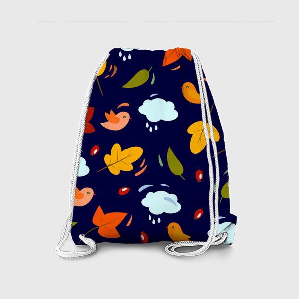 Рюкзак «птички под дождём»