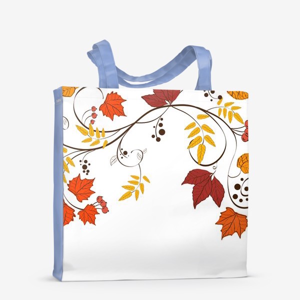 Сумка-шоппер «Осенние листья. Ветка»