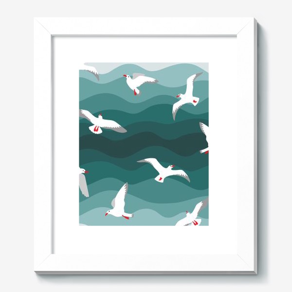 Картина «Чайки над морем»