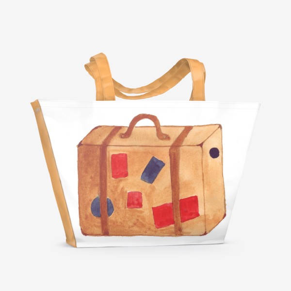 Пляжная сумка «Чемодан для путешествий»