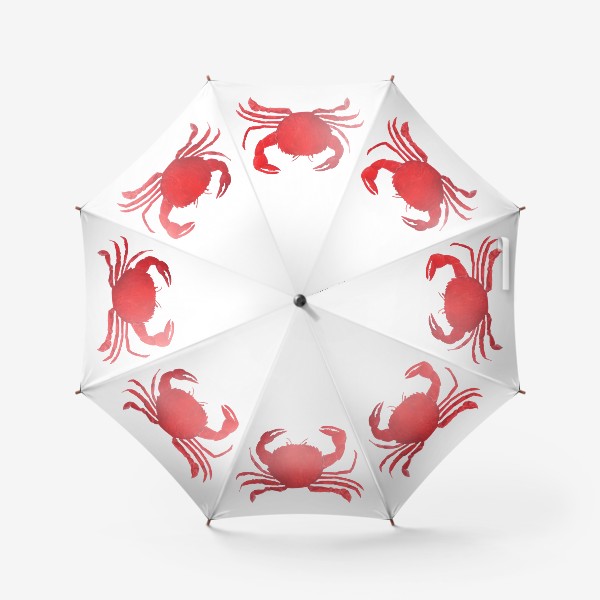 Зонт «Краб красный с большими клешнями.»