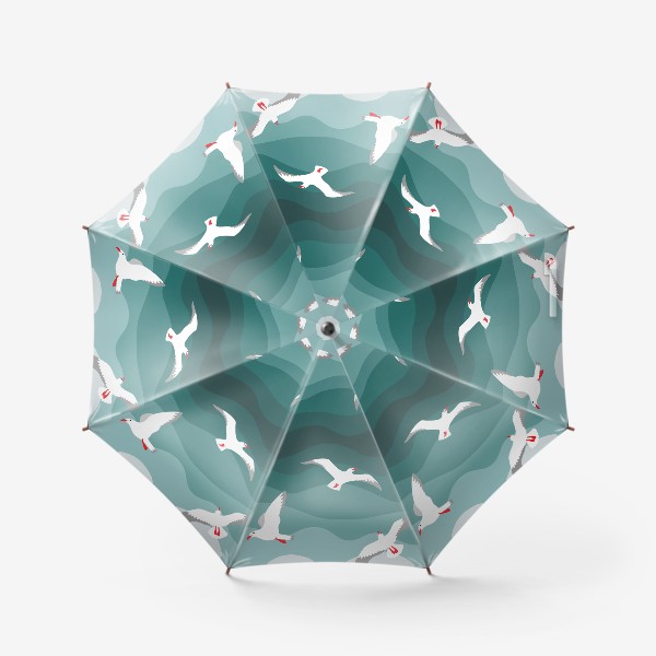 Зонт «Чайки над морем»