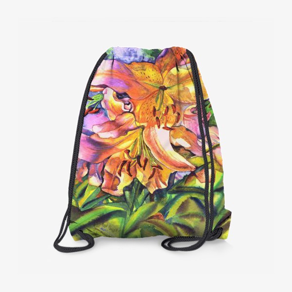 Рюкзак «фантастическая лилия»