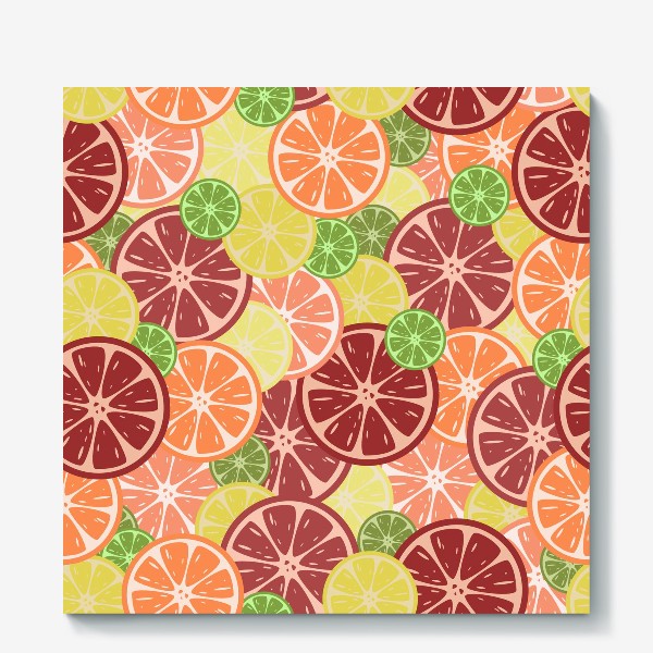 Холст «Citrus pattern»