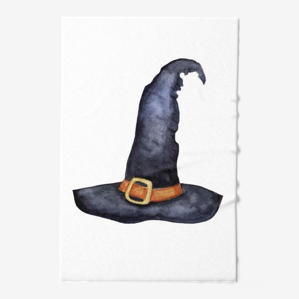 Полотенце «Witch's hat. Watercolor clipart on a white background.»
