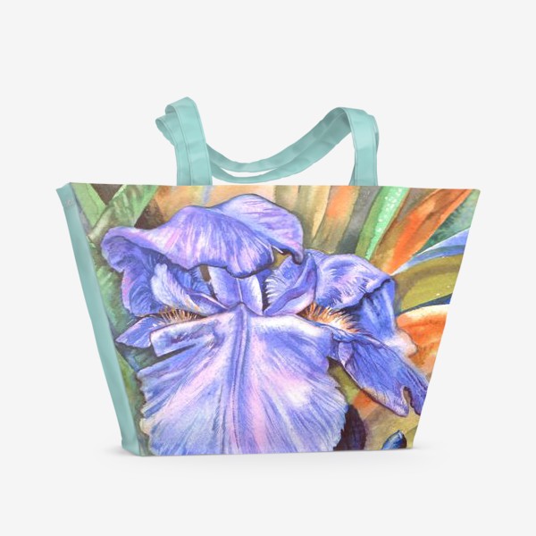Пляжная сумка «ирис ржавый»