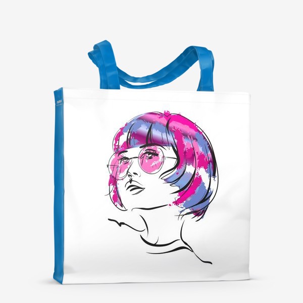 Сумка-шоппер «Lollipop | Color hair | Fashion cкетч»