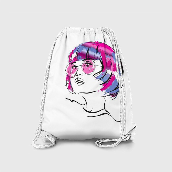 Рюкзак «Lollipop | Color hair | Fashion cкетч»