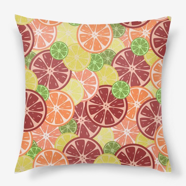 Подушка «Citrus pattern»