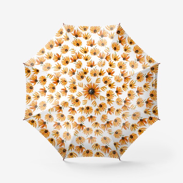 Зонт «Паттерн жёлтая рудбекия»