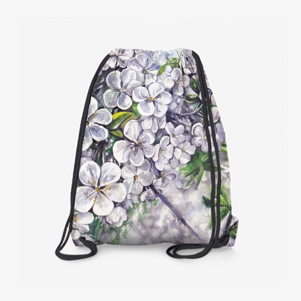 Рюкзак «белая вишня в цвету»