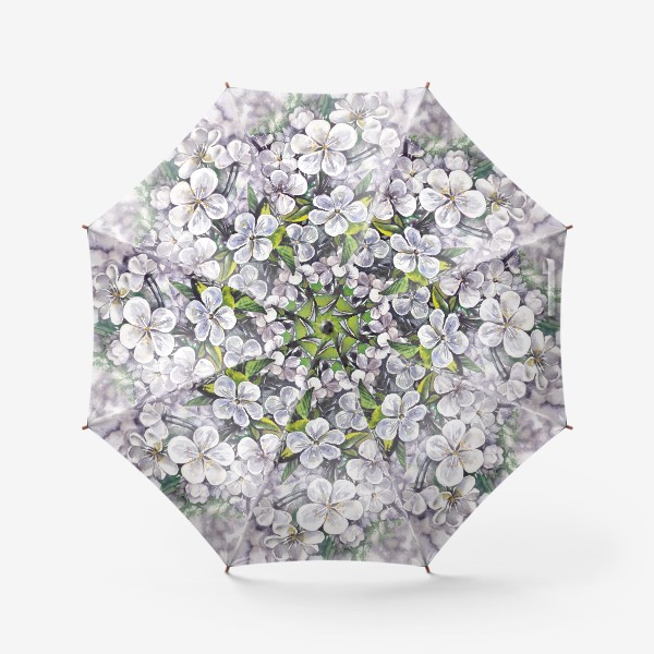 Зонт «белая вишня в цвету»