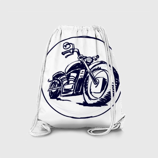 Рюкзак «Скетч Мотоцикл»