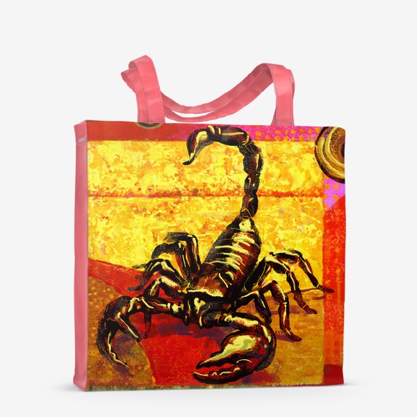Сумка-шоппер «Скорпион знак зодиака»