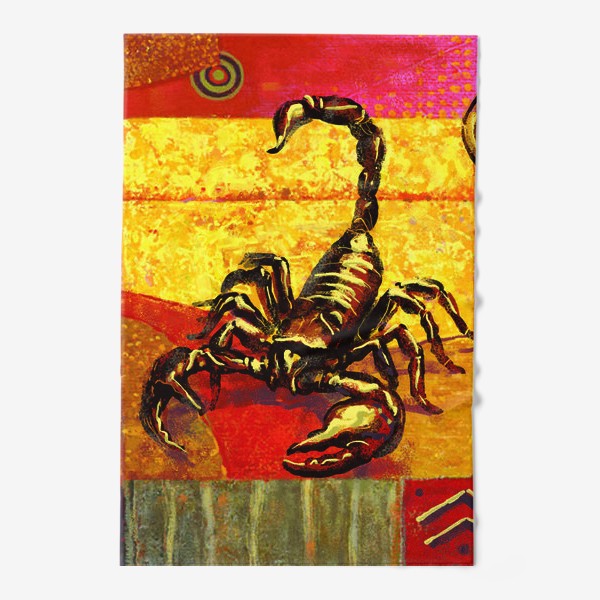 Полотенце «Скорпион знак зодиака»