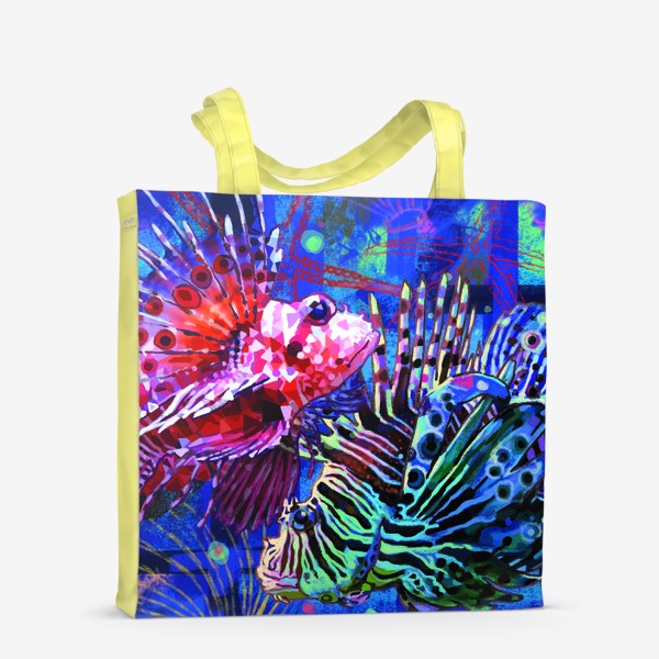 Сумка-шоппер «Рыбы знак зодиака»