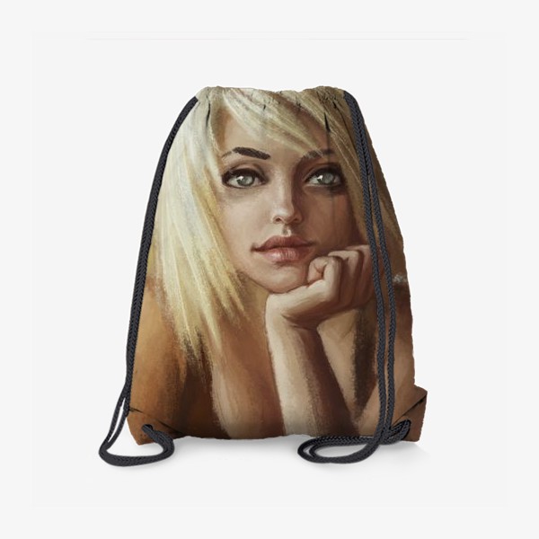 Рюкзак «Влюбленная девушка блондинка»