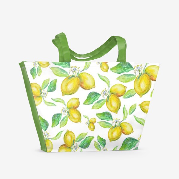 Пляжная сумка «Лимончики»