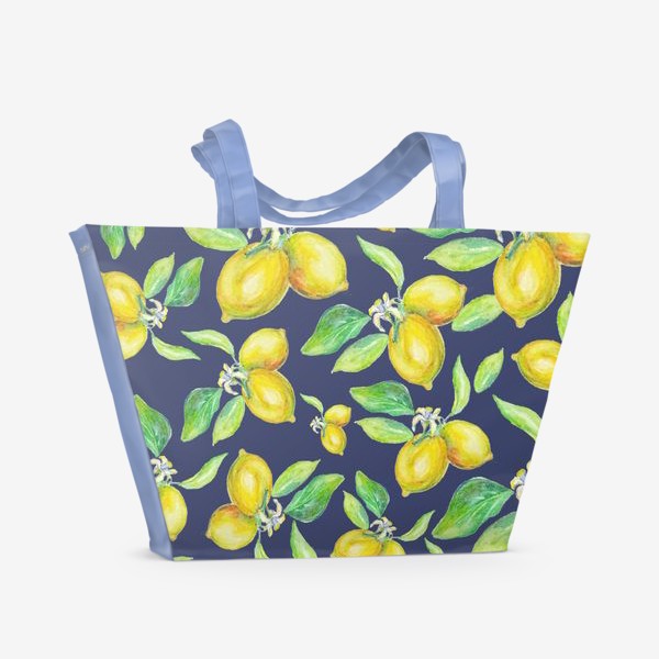 Пляжная сумка «лимонное настроение»