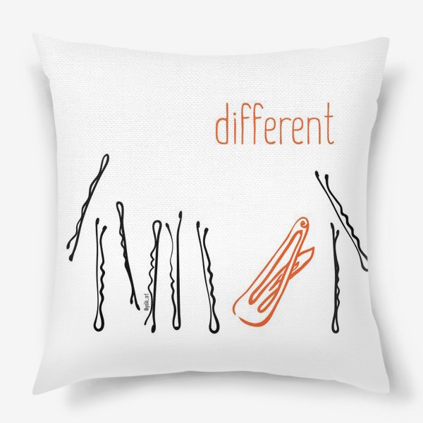 Подушка «Different | Заколки»