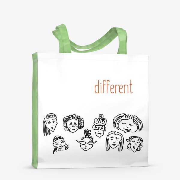 Сумка-шоппер «Different | женщины»
