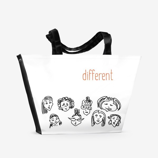 Пляжная сумка «Different | женщины»