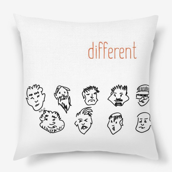 Подушка «Different | Мужчины»
