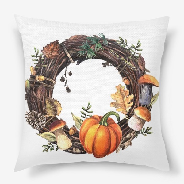 Подушка «Осенний венок»
