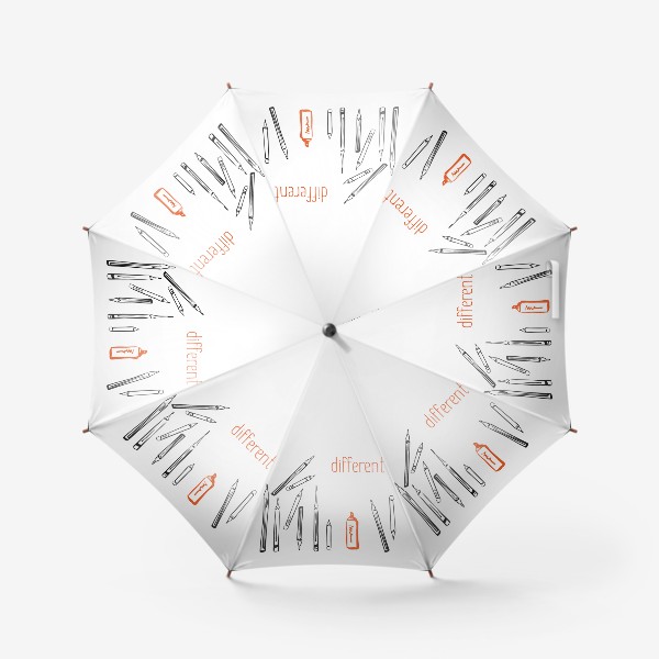 Зонт «Different | Карандаши»