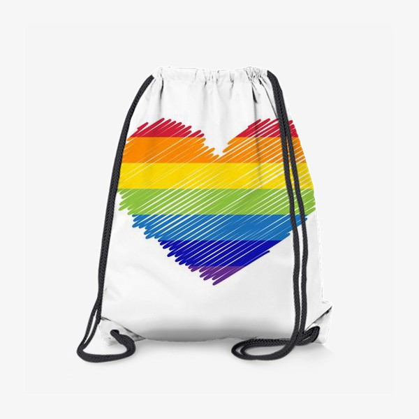 Рюкзак «Радужное сердечко, радость»