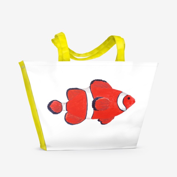 Пляжная сумка «Рыба клоун из моря»