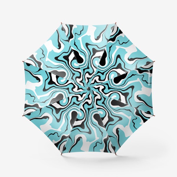 Зонт «Волны голубые»