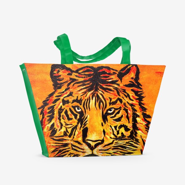 Пляжная сумка «Мудрый тигр »