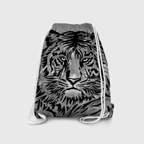 Рюкзак «Мудрый тигр серый»