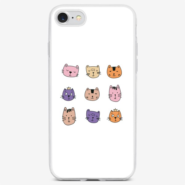 Чехол iPhone «Котики»