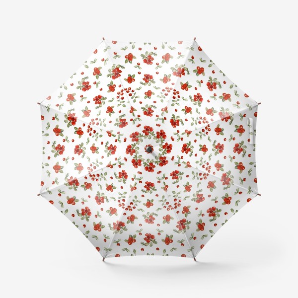 Зонт «Ягоды брусники»