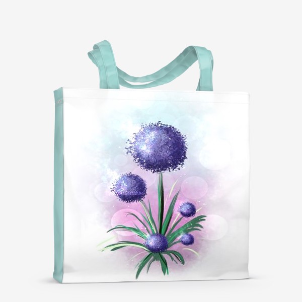 Сумка-шоппер «Синий цветок»