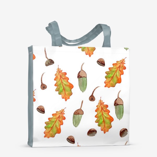 Сумка-шоппер «листья и желуди»
