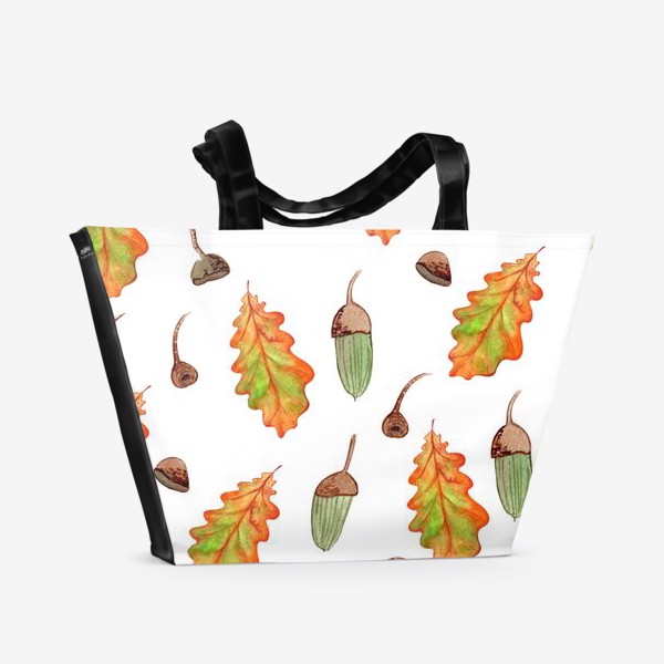 Пляжная сумка &laquo;листья и желуди&raquo;