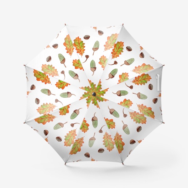 Зонт &laquo;листья и желуди&raquo;