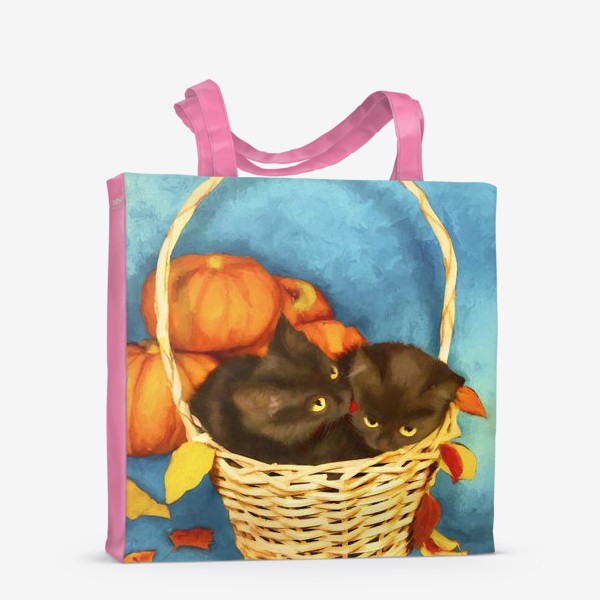 Сумка-шоппер «Осенние котята»