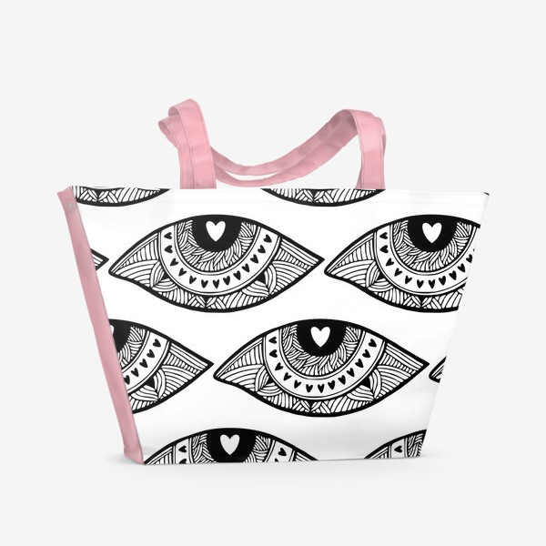 Пляжная сумка «Глаза любви»
